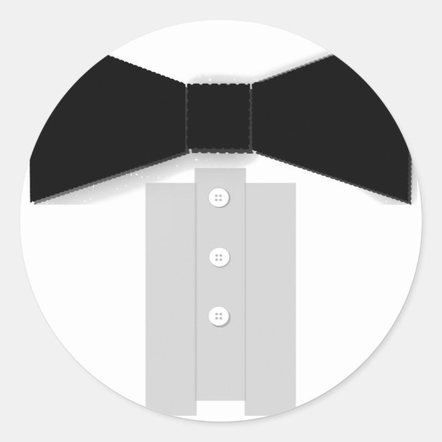 Pegatinas de Black Bow Tie (Anverso)