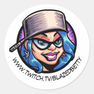 Pegatinas de BlazedBetty Pothead