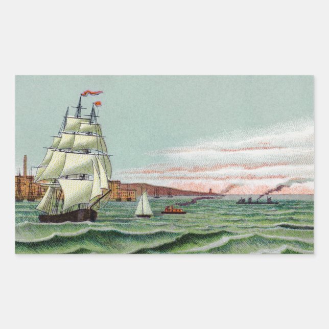 Pegatinas de Block Island (Anverso)