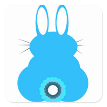 Pegatinas de Blue Bunny