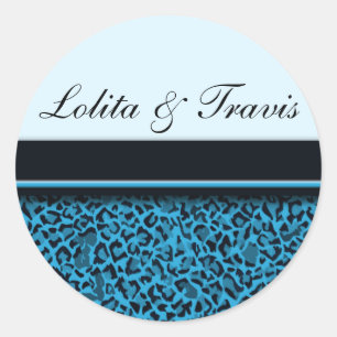 Pegatinas de Blue Leopard
