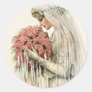 Pegatinas de boda antiguas