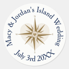 Pegatinas de boda con temática de viajes - pegatin