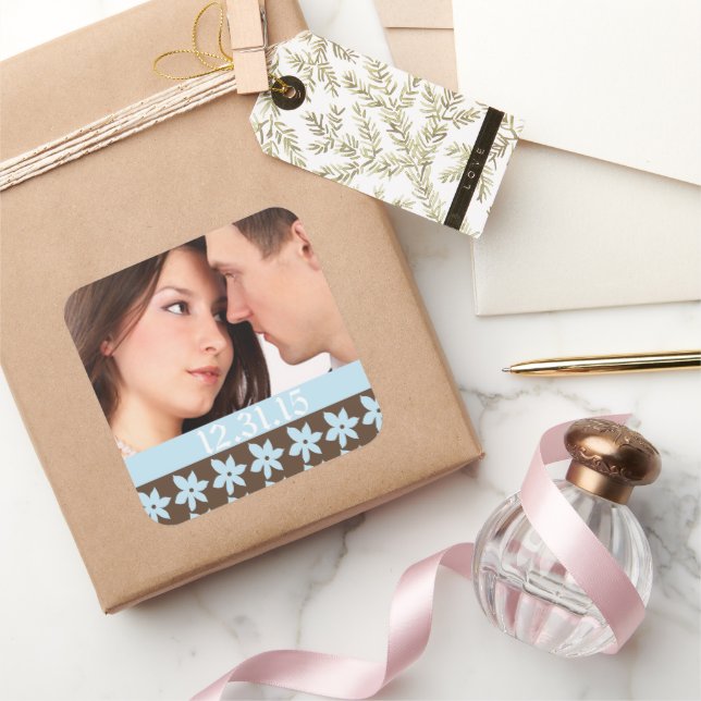 Pegatinas de boda con tu foto (Regalar)