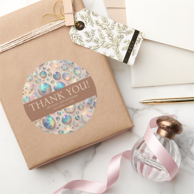 Pegatinas de boda exóticas y elegantes (Regalar)