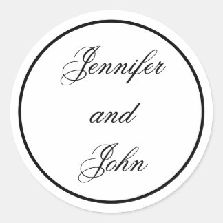 Pegatinas de boda, pegatinas de boda redondas