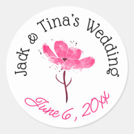 Pegatinas de boda personalizadas