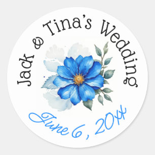 Pegatinas de boda personalizadas