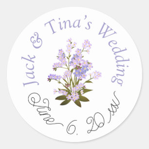 Pegatinas de boda personalizadas