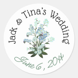 Pegatinas de boda personalizadas