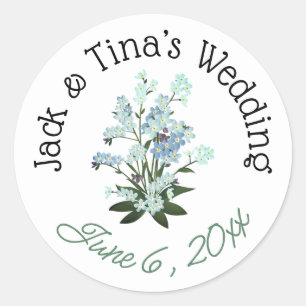 Pegatinas de boda personalizadas