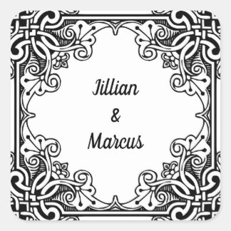 Pegatinas de boda personalizadas
