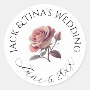 Pegatinas de boda personalizadas