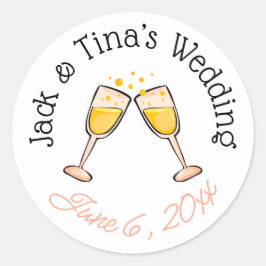 Pegatinas de boda personalizadas