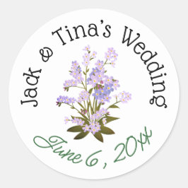 Pegatinas de boda personalizadas