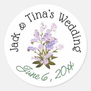 Pegatinas de boda personalizadas