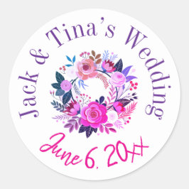 Pegatinas de boda personalizadas