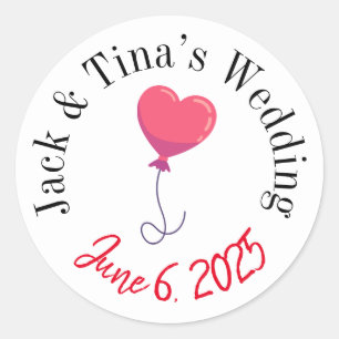Pegatinas de boda personalizadas