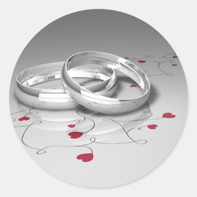 Pegatinas de bodas (Anverso)