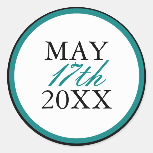 Pegatinas de bodas (Anverso)