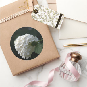 Pegatinas de bodas Magnífica Hydrangea Blanca