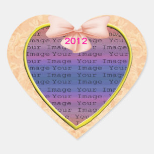 Pegatinas de bodas rosadas