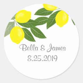 Pegatinas de Boho Citrus Lemon