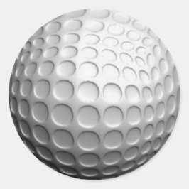Pegatinas de bolas de golf (añada su propio texto