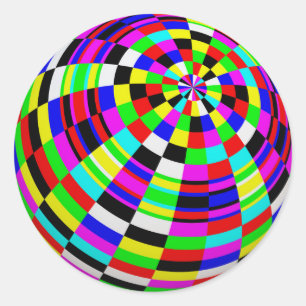 pegatinas de bolas de neón