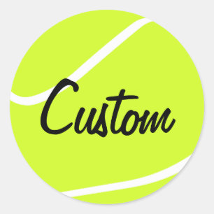 Pegatinas de bolas de tenis personalizadas