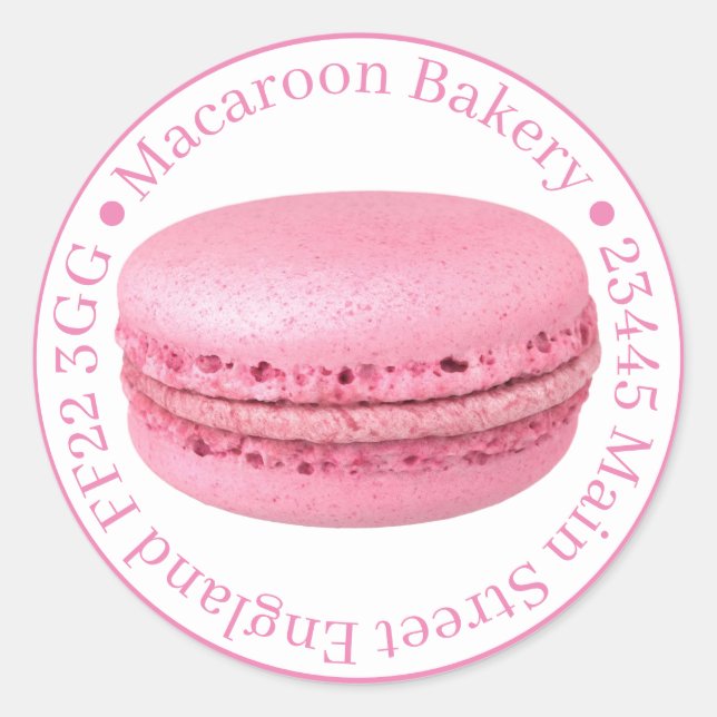 Pegatinas de bolsa favorita profesional - Macaroon (Anverso)