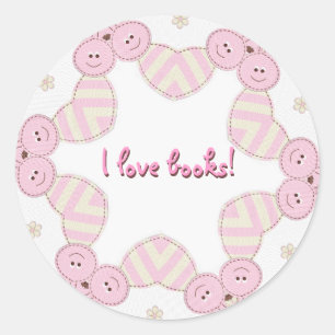 Pegatinas de BookWorm