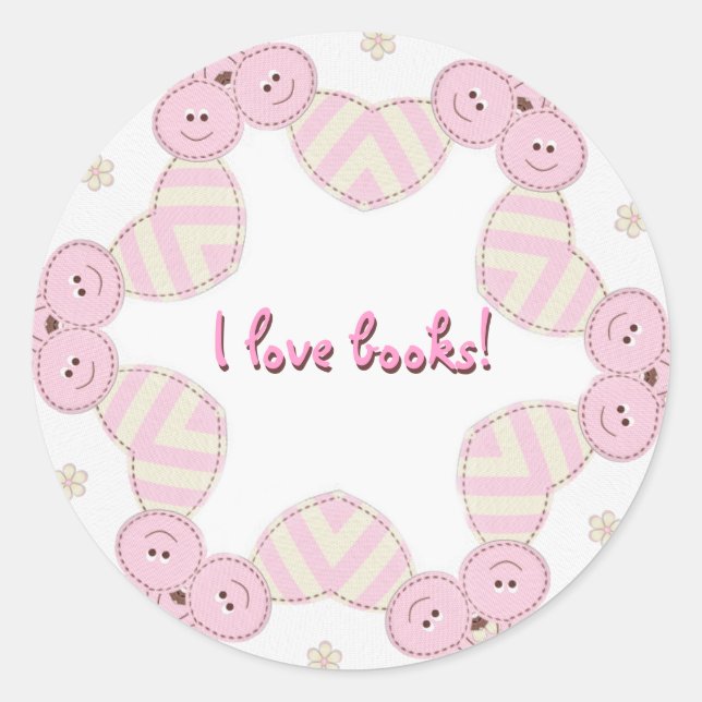 Pegatinas de BookWorm (Anverso)