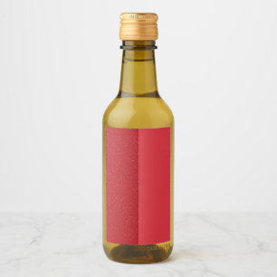 Pegatinas de Botella Rojas Personalizadas de Tomat