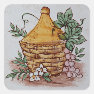 pegatinas de botellas de vino de uva