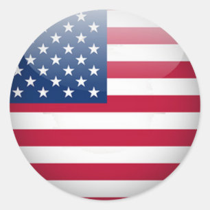 PEGATINAS de botón de USA de 1½ pulgada (hoja de 2