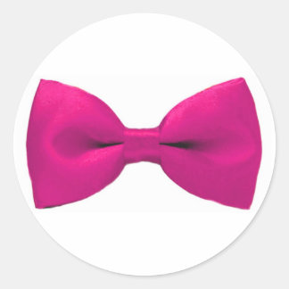 Pegatinas de Bowtie rosada