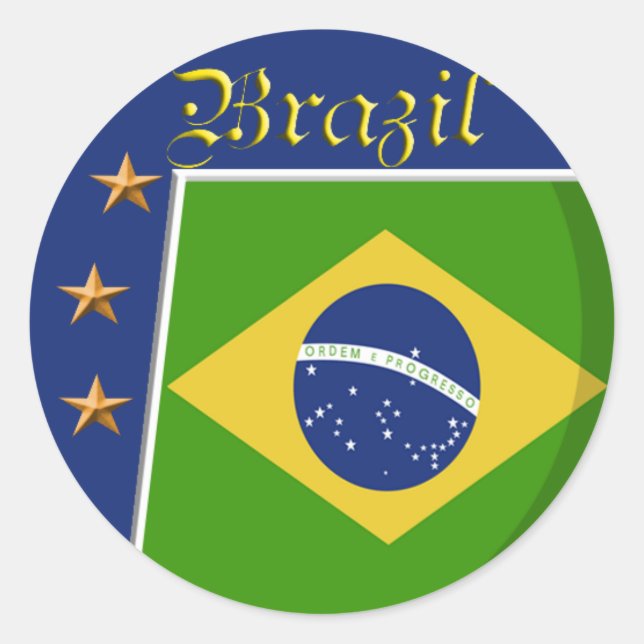 Pegatinas de Brasil (Anverso)