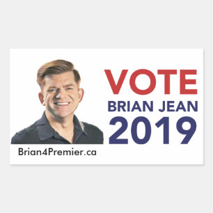 Pegatinas de Brian Jean del voto