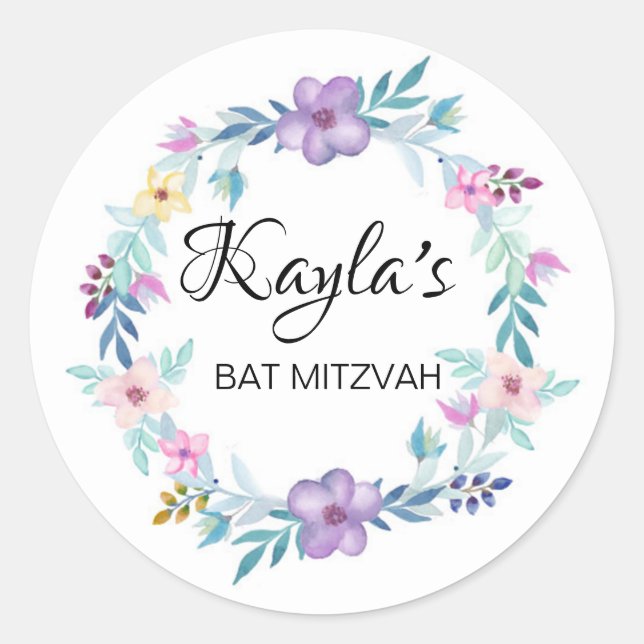 Pegatinas de brisa de flores (Anverso)