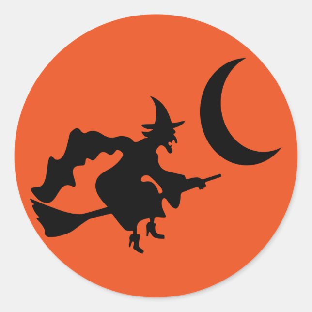 Pegatinas de Brujas de Halloween (Anverso)
