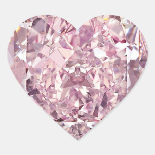 Pegatinas de Bubblegum Diamond Heart