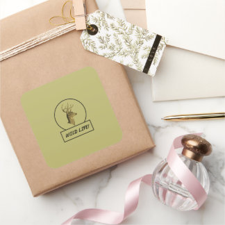 Pegatinas de Buck Head Dark Khaki