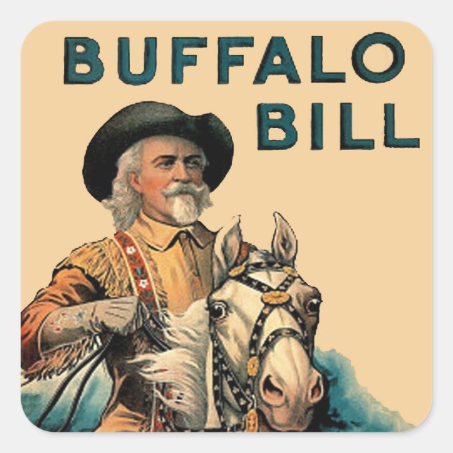Pegatinas de Buffalo Bill (Anverso)