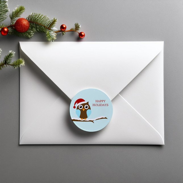 Pegatinas de búho de vacaciones (Subido por el creador)