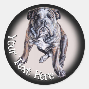 Pegatinas de bulldog Personalizado Pegatinas de Bu