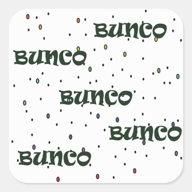 Pegatinas de Bunco (Anverso)