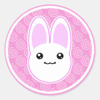 Pegatinas de Bunny Rabbit Usagi Kawaii