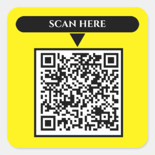 Pegatinas de Business Square de QR Code