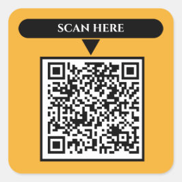 Pegatinas de Business Square de QR Code